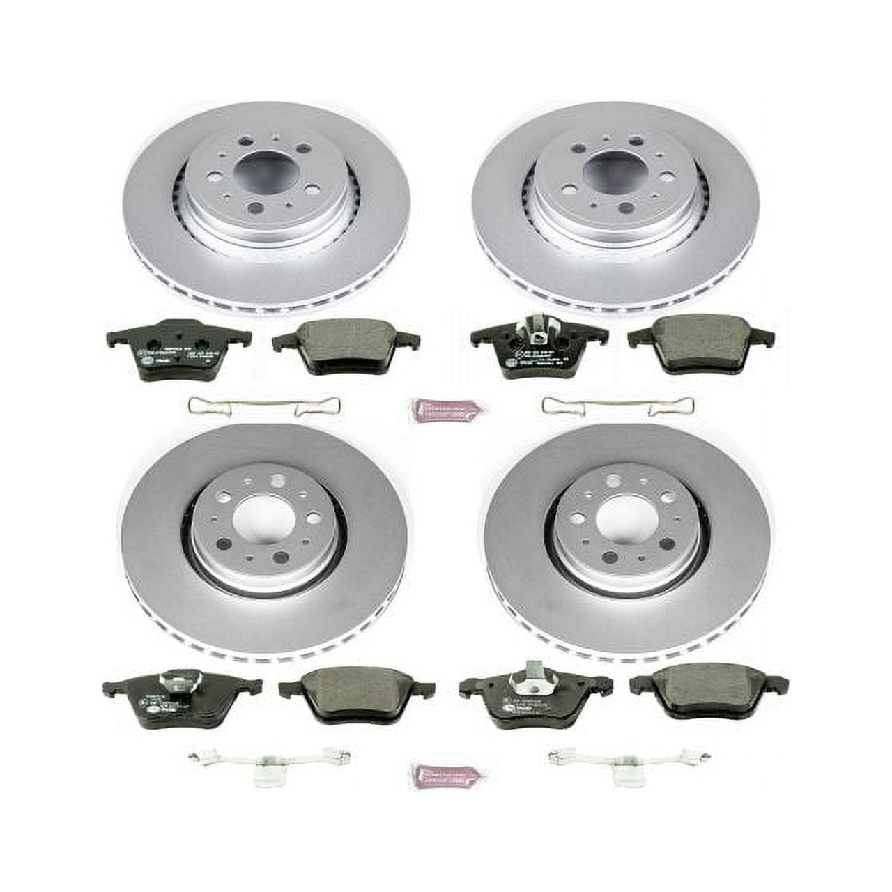 Power Stop ESK2835 Euro-Stop Brake Kit -Front & Rear