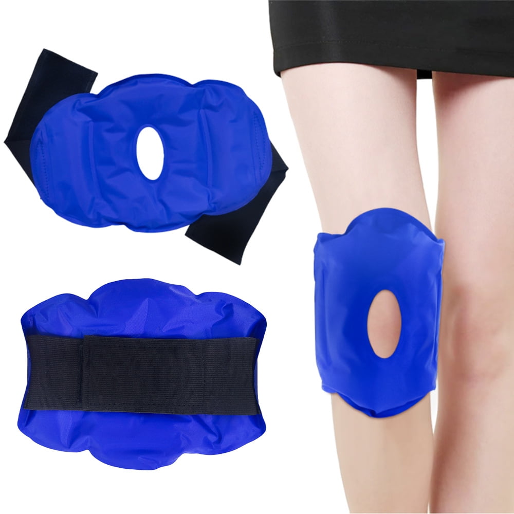 Reusable Knee Ice Pack Wrap Ice Pack for Knee Adjustable Cold Compress Cold Therapy Gel Pads for Pain Relief Sports Injuries