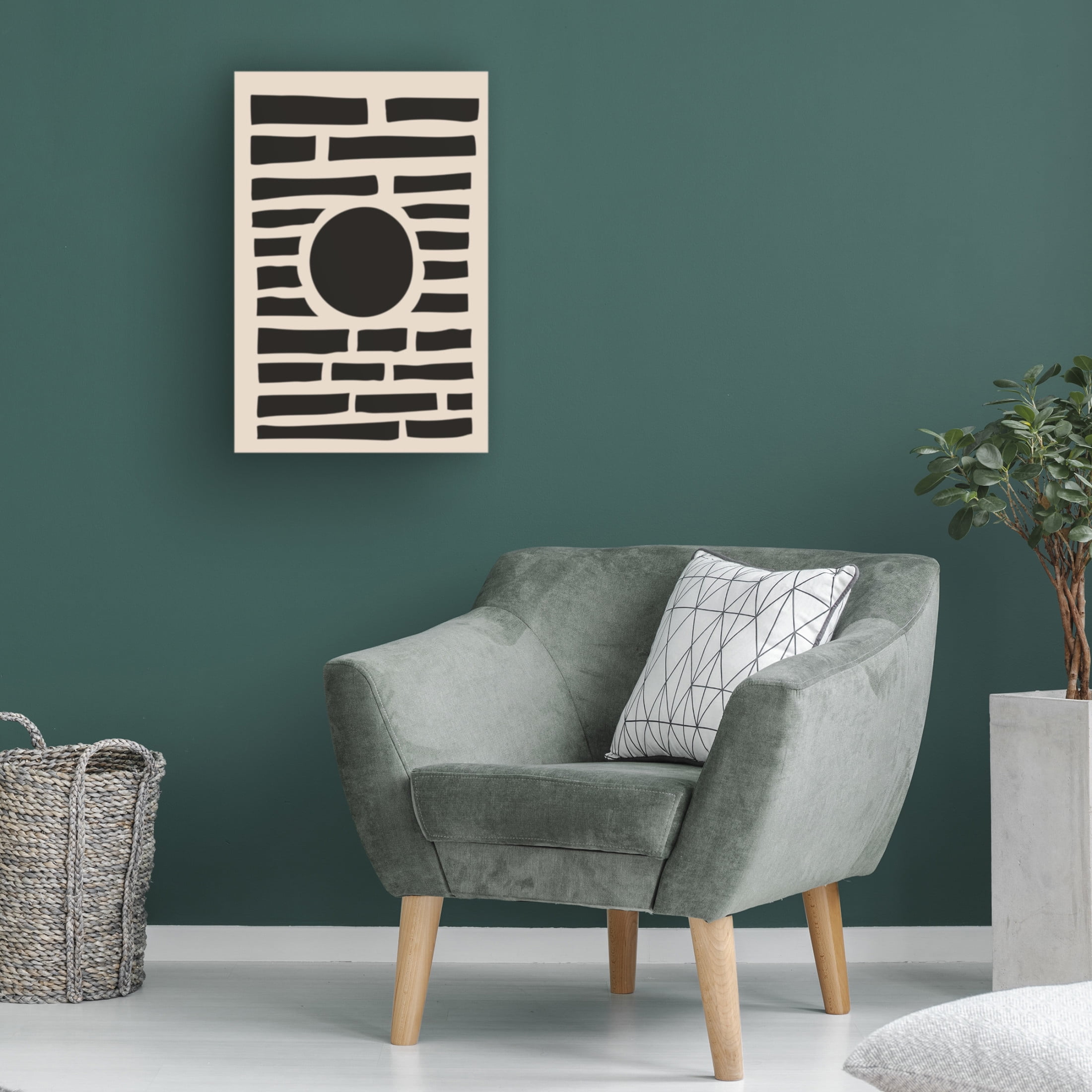 Trademark Fine Art jay stanley Minimal Black Expression 3 Canvas Wall Art
