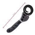 thumbnail image 2 of Llave de correa universal de 500 mm, longitud ajustable, llave de correa de goma, abridor de botellas para reparación de automóviles, color negro, 2 of 4