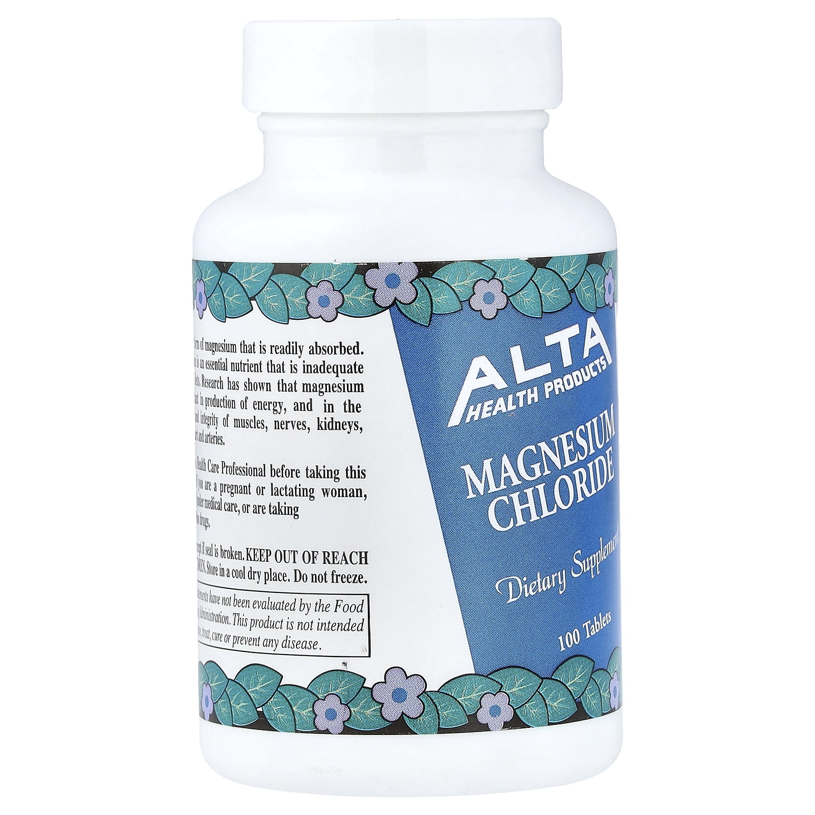 Alta Health Products Magnesium Chloride - 100 Tablets