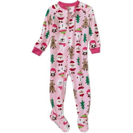 Child of Mine Carters - Baby Girls' Holiday Blanket Fleece PJ