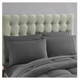 thumbnail image 5 of KriKac 7 Piece Comforter Set Bag Solid Color All Season Soft Down Alternative Blanket & Luxurious Microfiber Bed Sheets, Gray, Full, 5 of 7