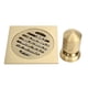 thumbnail image 1 of Drenaje de Piso para el hogar, Forma Cuadrada, Accesorios de baño de un Solo Uso, Drenaje de Piso para baño, Altamente versátil, 1 of 8