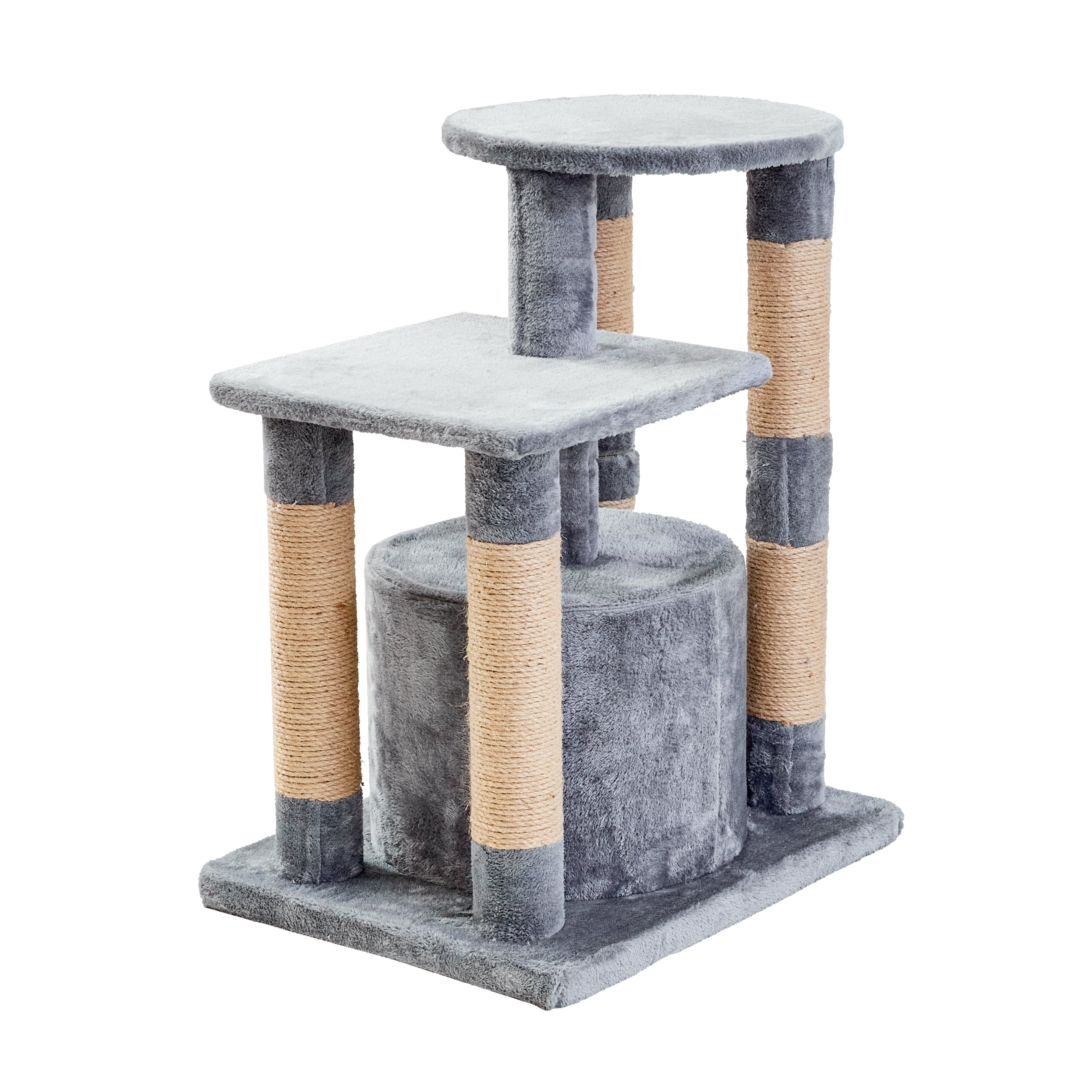 Two by Two Gala 30.5-inch Cat Tree, Cat Tower, Scratch Pad, Perch & Playground