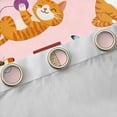 thumbnail image 4 of Homewish Kawaii Orange Animal Blackout Curtains Set of 2 (52x84 Each), Magic Butterfly Animal Window Curtains, Teens Kids Boys Girls Curtains and Drapes, Curtains Blackout Home Decor, 4 of 6