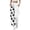 A16 White, variant on TrendOFT Baggy Halloween Sweatpants for Women Skeleton Pumpkin Print Open Bottom High Waist Joggers Athletic Gym Casual Sweat Pants Beige L
