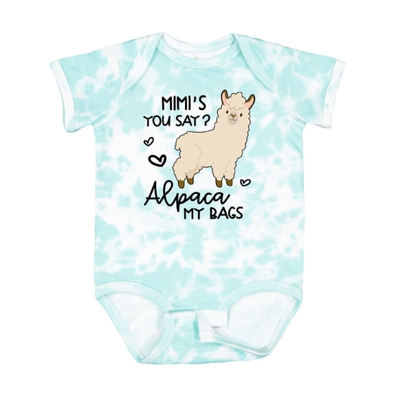 Inktastic Mimi's You Say Alpaca My Bags Boys or Girls Baby Bodysuit