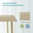 thumbnail image 2 of Kaboon 43x23.62 inch Universal Table Top, 1 inch Thick, Oak, 2 of 7