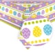 thumbnail image 4 of Toystoory Mantel de Pascua a la moda, mantel rectangular de un solo , mantel festivo para banquete, barbacoa, mantel a prueba de aceite, vajilla Mostrada Tipo 3, 4 of 6