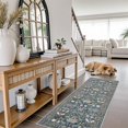 thumbnail image 2 of Alfombra Hallway Runner HY HAO YUN LAI vintage 2x6 con estampado floral azul, 2 of 6