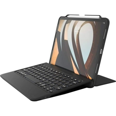 ZAGG - Rugged Book Go Keyboard Folio Case for Apple® iPad® Pro 11" (1st Generation 2018 and 2nd Generation 2020) - Black