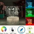 thumbnail image 2 of Titan 4 Eren Colorful Led 3d Acrylic Lighting Model Night Light Popular Anime Figure Founding Titan Usb Table Light Favorite Cartoon Xmas Gift, 2 of 4