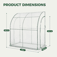 thumbnail image 4 of GENTINGBRO Walk-in Tunnel Greenhouse, Portable Heavy Duty Plant Hot House, UV Protected Outdoor Gardening Green House for Backyard, Patio to Grow Vegetables, Flowers, Herbs, 4 of 8