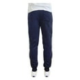 thumbnail image 3 of Mens Fleece Joggers With Contrast Side Striped Trim, 3 of 4