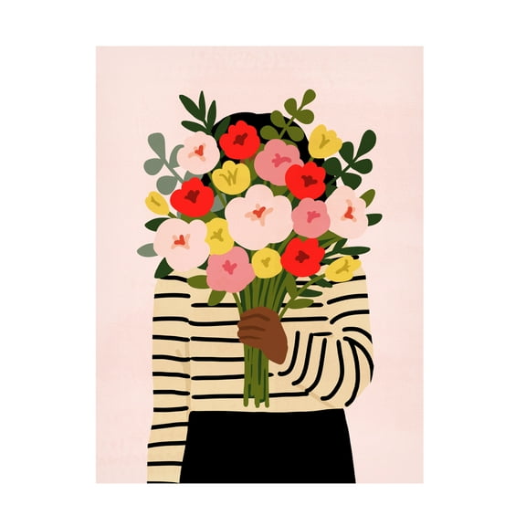 Victoria Borges 'Darling Valentine I' Canvas Art