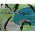 thumbnail image 5 of oneOone Georgette Viscose Lime Green Fabric Flamingo Fabric For Sewing Printed Craft Fabric By The Yard 42 Inch Wide, 5 of 6