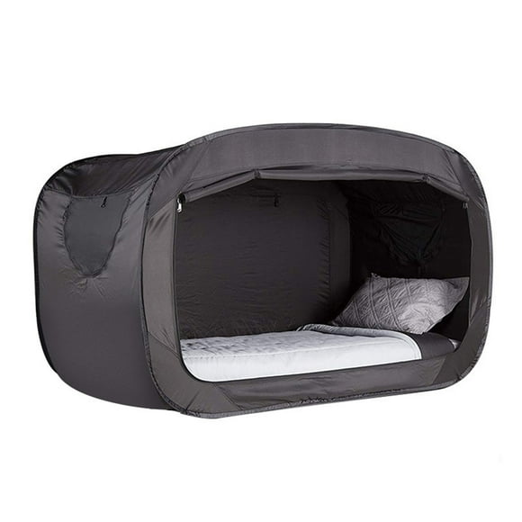 Pop Up Tent Bed Sleep Pod Breathable Net Tent Office Canopy Privacy Camp Tent Bed Tent Bed Canopy Tents Breathable Private Space Tents for Kids and Adult (v4Dtyx-11)