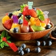 thumbnail image 2 of Lot de 10 Pics à Fruits Décoration Enfants Fruits Réutilisables Fourchettes à Cupcakes Animal Plastique Réutilisable Apéritif de Fête Décoration Maison École, 2 of 7