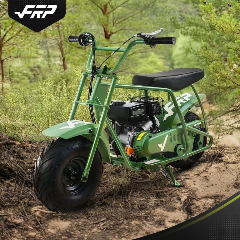 FRP 99cc Gas Powered Mini Dirt Bike, 28MPH Off-Road Mini Blike for