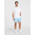 thumbnail image 4 of Athletic Works Men's Tonal Stripe Workout Shirt with Short Sleeves, Sizes XS-4XLT, 4 of 5
