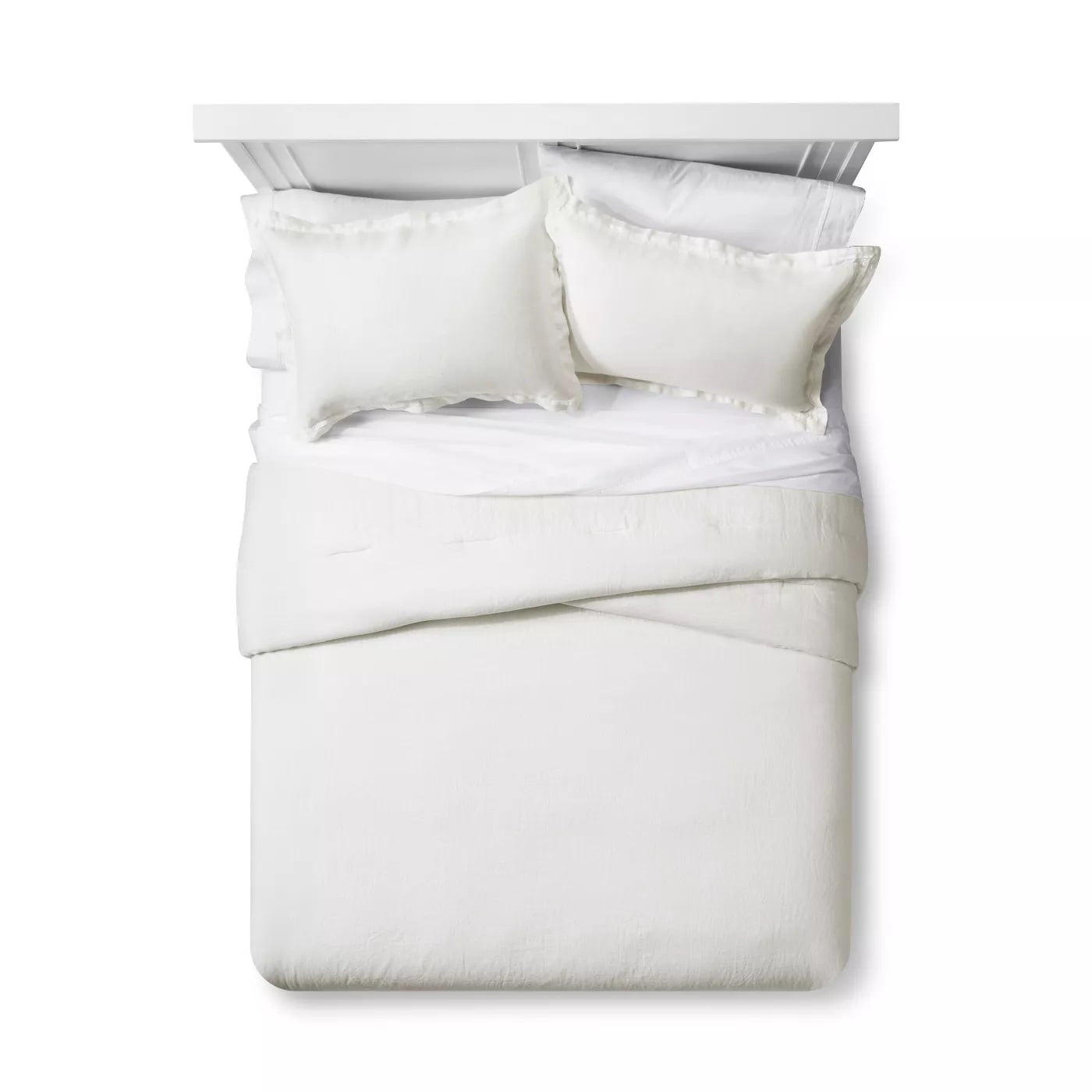 Fieldcrest Linen Comforter Set With 1, Fieldcrest Oversized King Duvet Cover Set