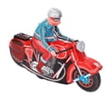 thumbnail image 1 of Juguete Mecánico De Motocicleta Con Mecanismo De Relojería, Paseo En Engranaje, Realista, Retro, Duradero, Decorativo, Juguete De Moto De Cuerda Para Adorno Del Hogar, 1 of 7