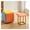 Multi-colored, variant on Versatile Cube Ottoman,5 in 1 Nesting Ottoman Stool with Interior Storage and Easy Mobility,Movable Footstool Dressing Chair with Swivel Casters