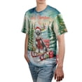 thumbnail image 4 of Merry Christmas Santa Reindeer Antlers Schnauzer Sleigh Xmas Winter Holiday All Over Print 3D Shirt Unisex Merch Miniature Schnauzer Dog Lover - 00023, 4 of 6