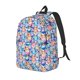thumbnail image 1 of Balery Cartoon colorful cute cat Mochila Clásica Impresa Básica para Viaje, Mochila Escolar Resistente al Agua, Mochila de Lona con Correas Ajustables-Small, 1 of 5