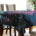 thumbnail image 4 of Yayeee Tablecloths for Rectangular Tables 54 x 54 inch Party Table Cover, Psychedelic Jellyfish, 4 of 6