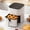 White, variant on Parcus See-Through Window 3qt Air Fryer – 1500W Digital Touchscreen, 8 Cooking Modes, 60-Min Countdown Timer, Safety Auto Shut-off, Effortless-Clean Nonstick Basket, Up to 400°F – Red