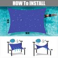 thumbnail image 6 of Sun Shade Sail 13'x16' Rectangular UV Protection Outdoor Waterproof Shade Cover Permeable Shade Cloth for Patio Garden, Backyard, Deck, Car Port, Playground, 6 of 8