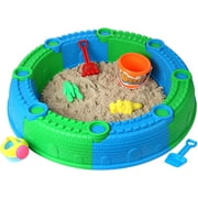 Dazmers Beach Castle Sand Toys Set for Kids, Sandbox Toys for Toddlers, Summer Activities