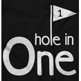 thumbnail image 2 of Hole in One Golf Lovers Birthday Romper Boys or Girls Infant Baby Brisco Brands 12M, 2 of 6