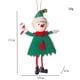 thumbnail image 4 of 2 piezas de adornos navideños, muñeco elfo, colgante para árbol, adorno artesanal, regalo, 4 of 4