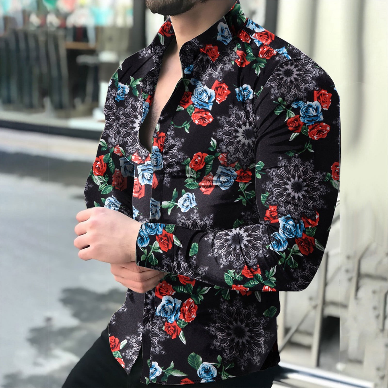 Yunmic Shirts Clearance Summer Men's 