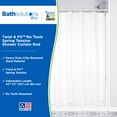thumbnail image 3 of Kenney® Twist & Fit™ No Tools, Rust-Resistant Coated Steel, Spring Tension, Shower Curtain Rod, 42-72", Alabaster, 3 of 11