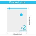 thumbnail image 2 of Vacuum Storage Bags - 2 Pack 100X130CM Extra Large Strong Space Saver Compression Bags - R, 2 of 5