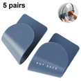 thumbnail image 2 of 10 Pieces Wall Mount Pot Lid Organizers Racks Plastic Pot Lid Storage Racks Holders For Kitchen Wall, 2 of 4