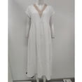 thumbnail image 5 of 2024 European And Solid Color Lace V Neck Sleeveless Loose And Linen Pocket Dress Women Dresses below The Knee Womens Long Dresses Ladies Maxi Dress Womens Dresses Dresses Casual Women Summer Dress, 5 of 7