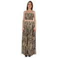 thumbnail image 5 of Bimba 2 Pcs Sexy Beach Party Wear Dress For Womens Printed Smocked Crop Top & Long Skirt CoordSet, 5 of 7