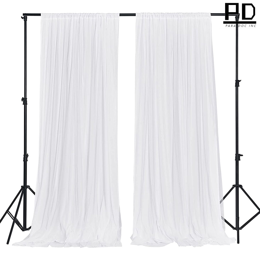 White Backdrop Curtains