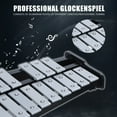 thumbnail image 6 of Happydeer Percussion Kit, Glockenspiel & Dumb Drum & Practice Pad Mallets, 32 Notes Bell Kit, Aluminum Plate Xylophone Bell Percussion Instruments with Adjustable Height Stan, 6 of 9