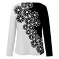 thumbnail image 2 of Eashery Plus Size Blouses for Women Tops Button Down Shirts Print Long Sleeve Blouses for Women Casual Pullover Sweatshirt Fall Clothes Womens Work Tops (White,Small), 2 of 4