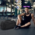 thumbnail image 4 of G4Free Sports Travel Duffel Bag 45L/60L with Shoe Compartment and Wet Pocket for Men and Women, 4 of 9