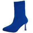 thumbnail image 2 of Taqqpue Boots for Women Heel Pointed Toe Mid Calf Boots Stiletto High Heel Slouch Ankle Boots Women, 2 of 10