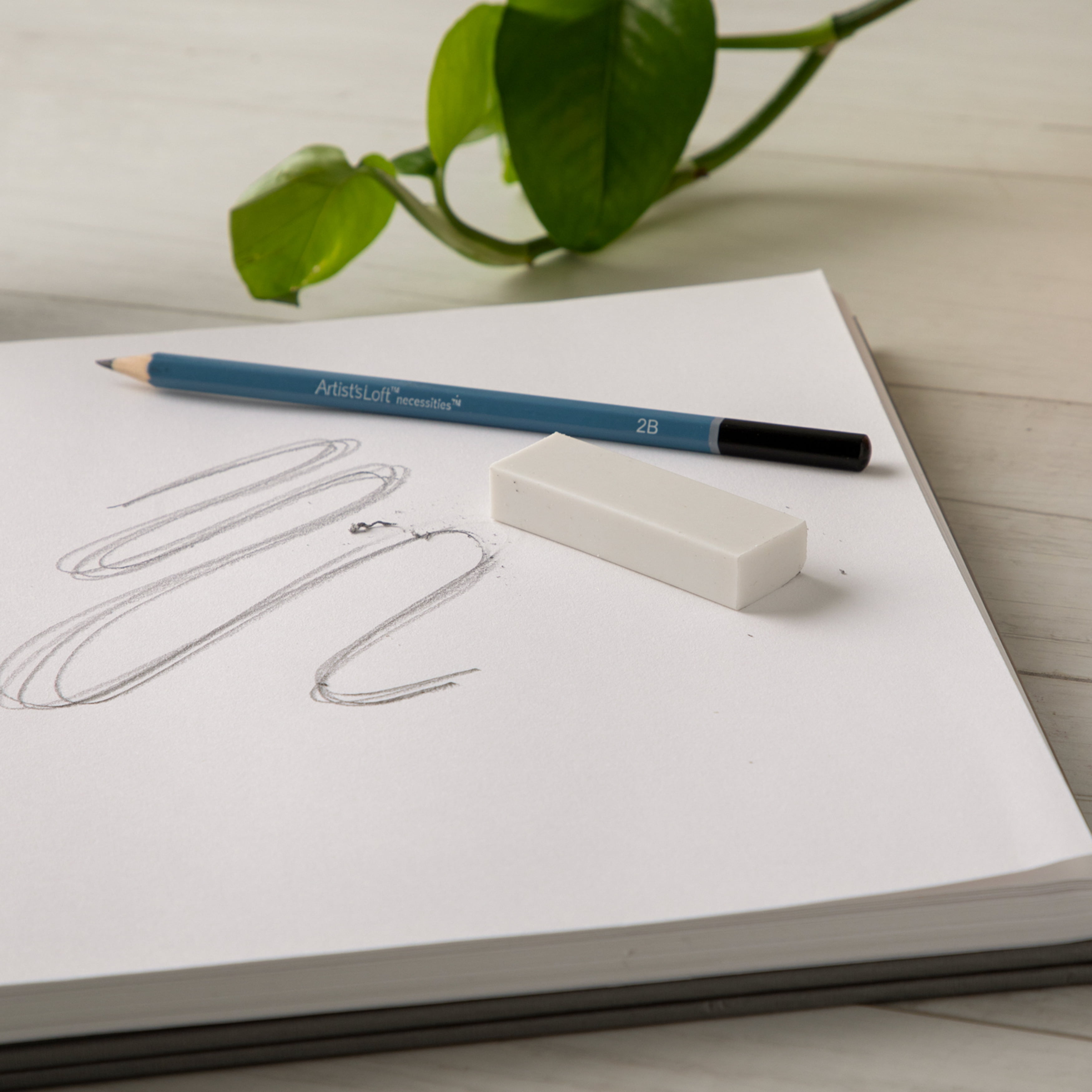 Artist's Loft White Vinyl Eraser, 12 Pack