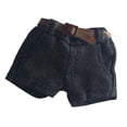 thumbnail image 1 of Pantalones Cortos 1/12 Perfecl Ropa de Figura Femenina para Muñecas de 6 Negro, 1 of 8