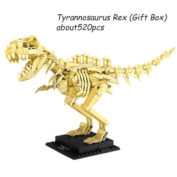 SALYWEE Dinosaur Skeleton Building Blocks Toy, ABS Material, DIY Assembly, Tyrannosaurus Rex, Collectible Decoration, Holiday Gifts